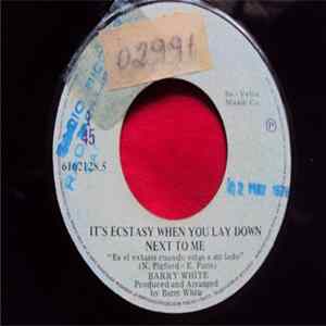 Barry White - It's Ecstasy When You Lay Down Next To Me Album