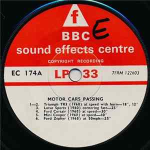 No Artist - Motor Cars Passing Album