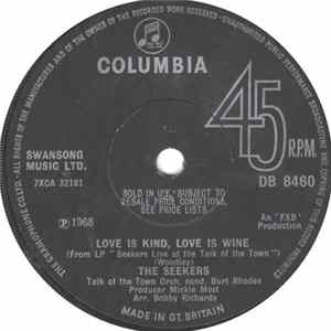 The Seekers - Love Is Kind, Love Is Wine Album