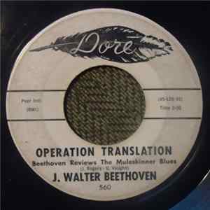 J. Walter Beethoven - Operation Translation (Beethoven Reviews the Muleskinner Blues) Album