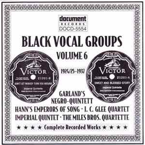Various - Black Vocal Groups - Vol. 6 (1924/25-1937) Album