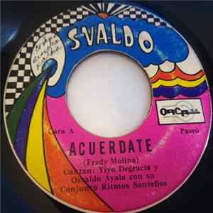 Ida A. Ruiz Con El Conjunto Ritmos Santeños De Osvaldo Ayala - Acuerdate / No Creo En Ti Album