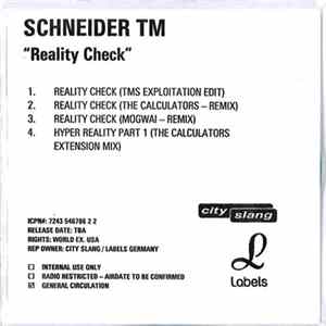 Schneider TM - Reality Check Album