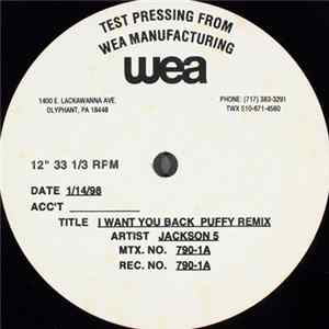 Jackson 5 - I Want You Back (Puffy Remix) Album