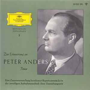 Peter Anders / Maria Cebotari - Zur Erinnerung An Peter Anders Album