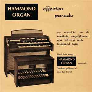 Jan De Nef, Karel Prior - Hammond Organ Effecten Parade Album