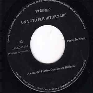Various - 19 Maggio Un Voto Per Ritornare Album