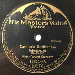 Victor Concert Orchestra - Cavalleria Rusticana / Tales Of Hoffman Album