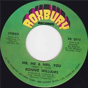 Ronnie Williams - Mr. Me, Mrs. You / Ain't No Sin To Lie Album