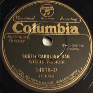 Willie Walker - South Carolina Rag / Dupree Blues Album