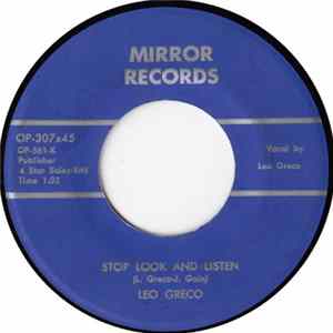 Leo Greco - Stop Look And Listen / I Never Knew What Love Was Album