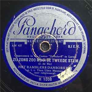 Het Ramblers Dansorkest - Zij Zong Zoo Mooi De Tweede Stem / Sarah De Dochter van Den Sergeant-Majoor Album