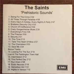 The Saints - Prehistoric Sounds - Promo Album