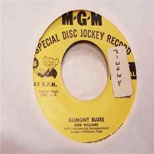 Herb Williams - Alimony Blues Album