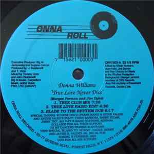 Donna Williams - True Love Never Dies Album