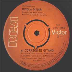 Nicola Di Bari - Mi Corazon Es Gitano = Il Cuore E' Uno Zingaro Album