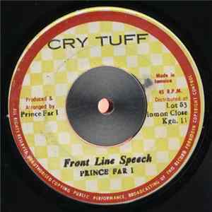 Prince Far I - Front Line Speech Album