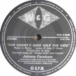 Johnny Farnham / Robin Jolley - For Christ Sake Help The Kids / Hey Rev Album