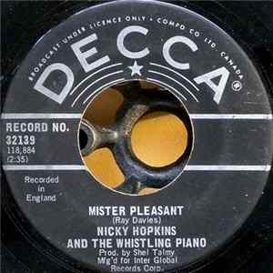 Nicki Hopkins And The Whistling Piano - Mister Pleasant / Nothing As Yet Album