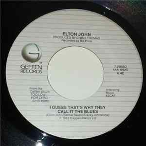 Elton John - I Guess That's Why They Call It The Blues Album