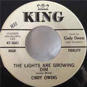 Cindy Owens - The Lights Are Growing Dim Album