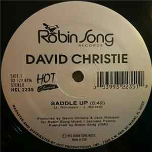 David Christie - Saddle Up / Don't Stop Me I Like It Album