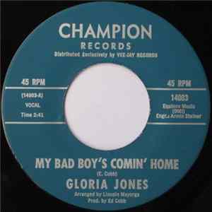 Gloria Jones - My Bad Boy's Comin' Home / Tainted Love Album