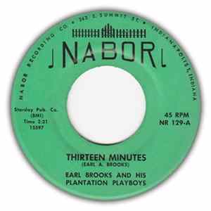 Earl Brooks And His Plantation Playboys - Thirteen Minutes / Tonight Album