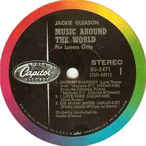 Jackie Gleason - Music Around The World For Lovers Only Album