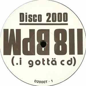 Disco 2000 - I Gotta CD Album
