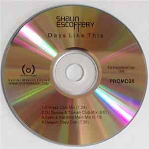 Shaun Escoffery - Days Like This Album