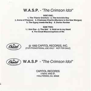 W.A.S.P. - The Crimson Idol Album
