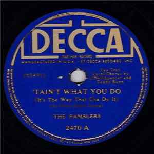 The Ramblers - 'Tain't What You Do (It's The Way That Cha Do It) / Money Is Honey Album