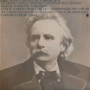 Grieg, Litolff, Franck, Clifford Curzon - Piano Concerto / Scherzo / Symphonic Variations Album