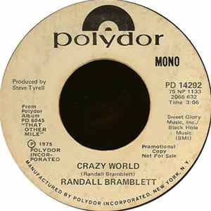 Randall Bramblett - Crazy World Album