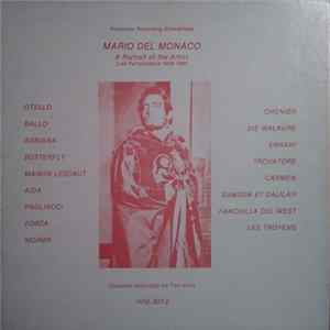 Mario del Monaco - A Portrait Of The Artist - Live Performances 1949-1960 Album
