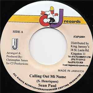 Sean Paul - Calling Out Mi Name Album