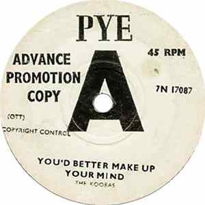 The Koobas - You'd Better Make Up Your Mind Album