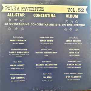 Various - All-Star Concertina Album- Polka Favorites Vol. 52 Album
