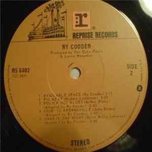 Ry Cooder - Ry Cooder Album