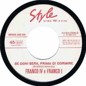 Franco IV E Franco I / Emy Cesaroni - Se Ogni Sera, Prima Di Dormire / Uragano Album