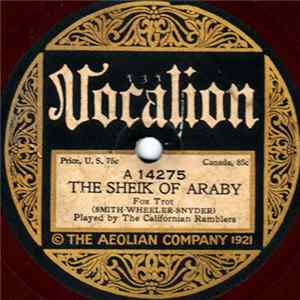 The Californian Ramblers - The Sheik Of Araby / Georgia Rose Album