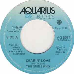 The Guess Who - Sharin' Love / Taxman Album