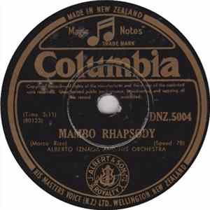 Alberto Iznaga And His Orchestra - Mambo Rhapsody / St. Louis Blues Mambo Album