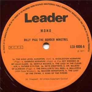 Billy Pigg - The Border Minstrel Album