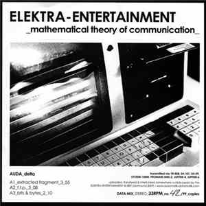 Elektra-Entertainment - Mathematical Theory Of Communication Album