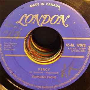 Simmons Twins - Percy / How Are We Gonna Go Steady Album