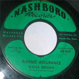 Eloise Brown - Blessed Assurance / What A Friend We Have In Jesus Album