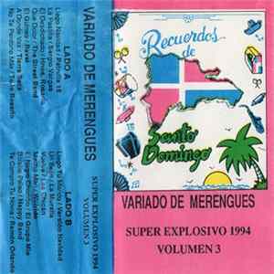 Various - Variado De Merengues - Super Explosivo 1994 - Volumen 3 Album