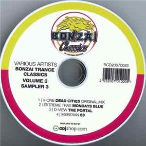 Various - Bonzai Trance Classics Volume 3 Album